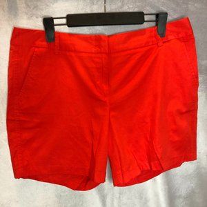 J Crew red 5" chino short